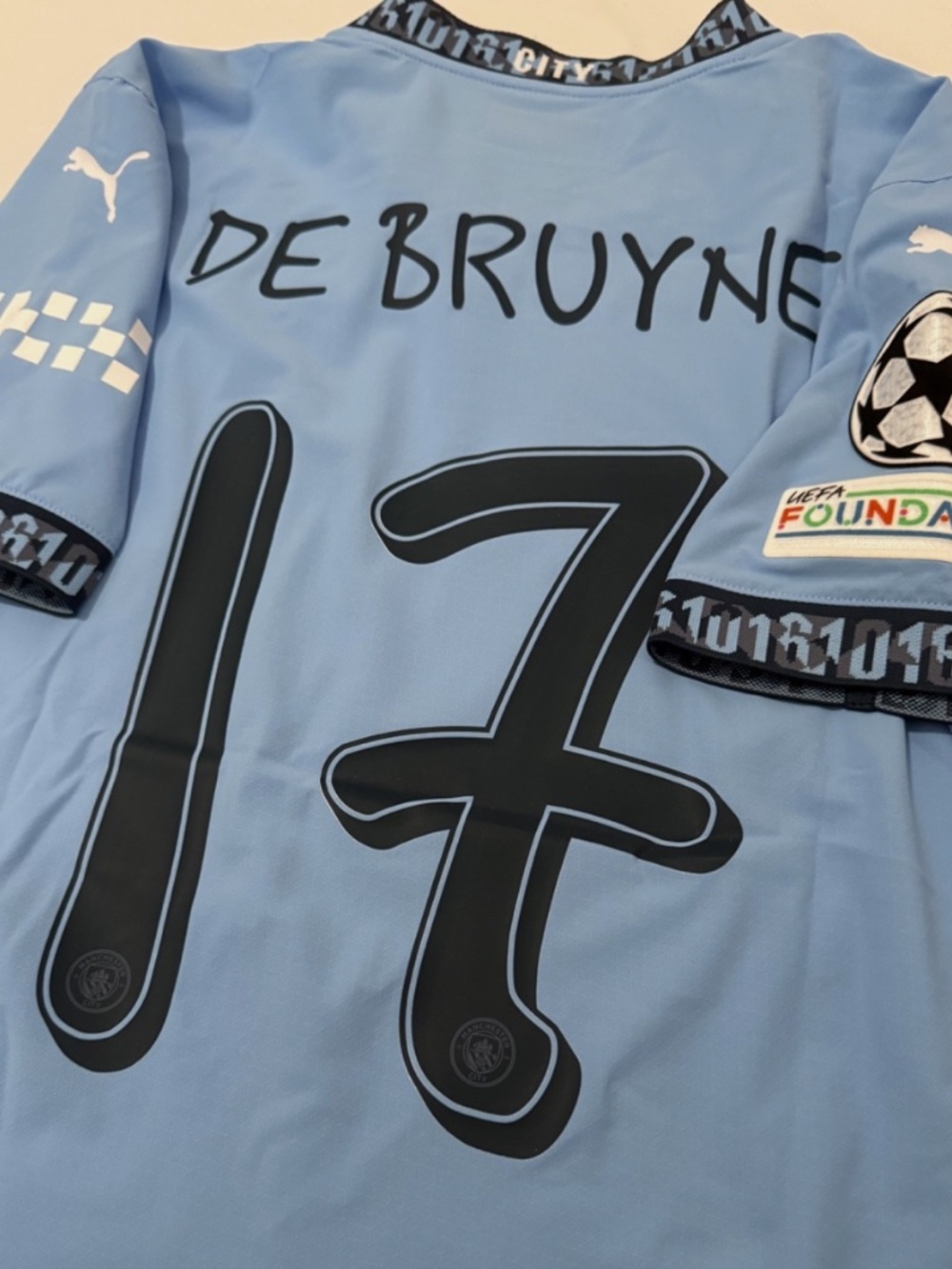 2024/2025 Manchester City Puma Ultraweave Kevin De Bruyne Jersey - Medium - Picture 4 of 6